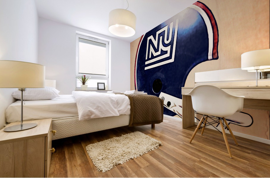 Vintage New York Giants Football Helmet Art Mural print