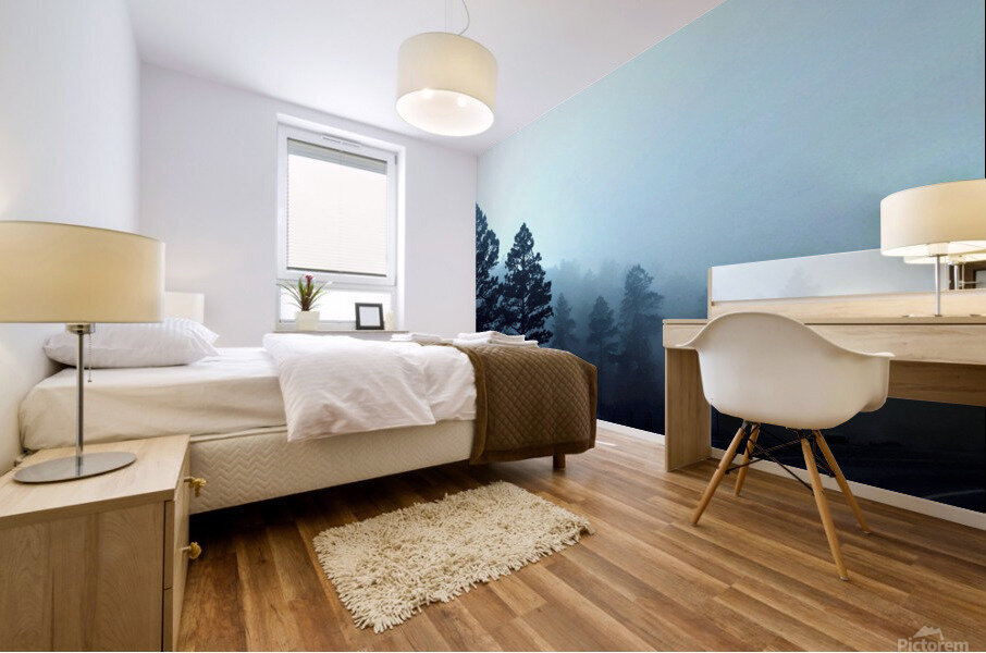 The In-between Mural print