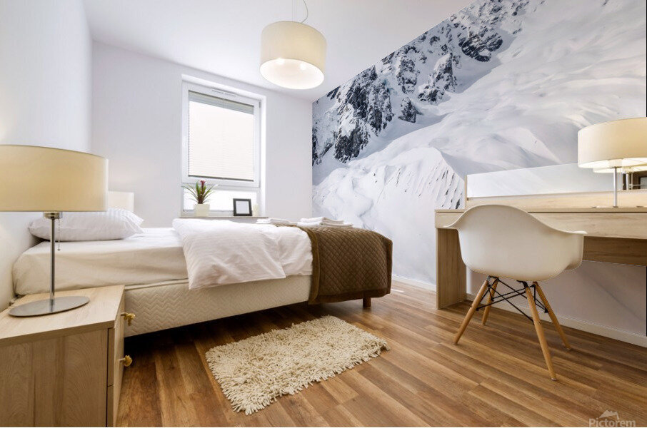 Vertical Glacier Mural print