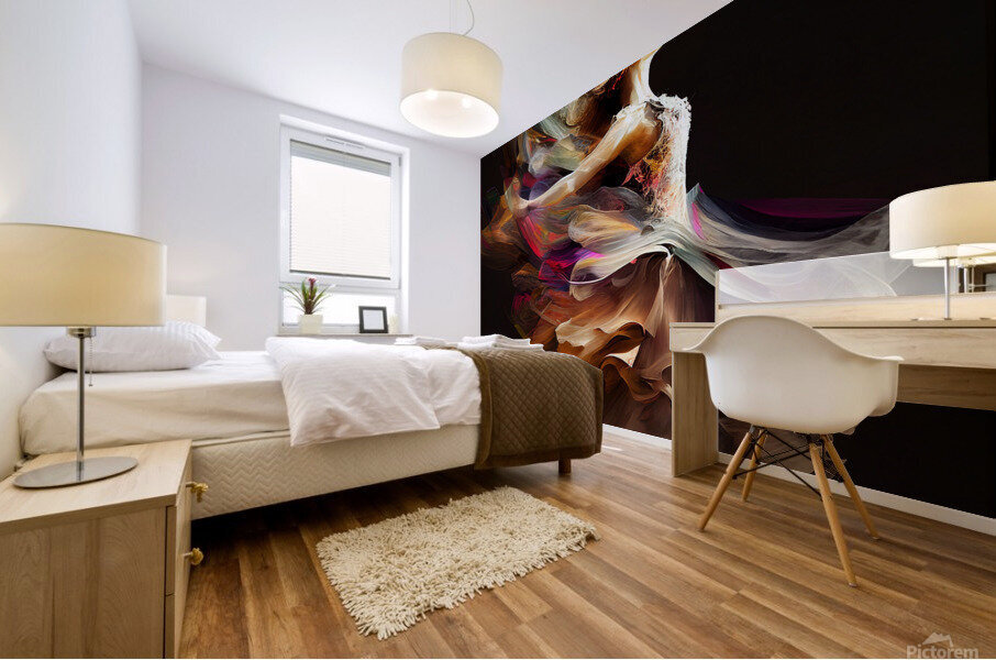 Magical dancer in motion  4 Mural print