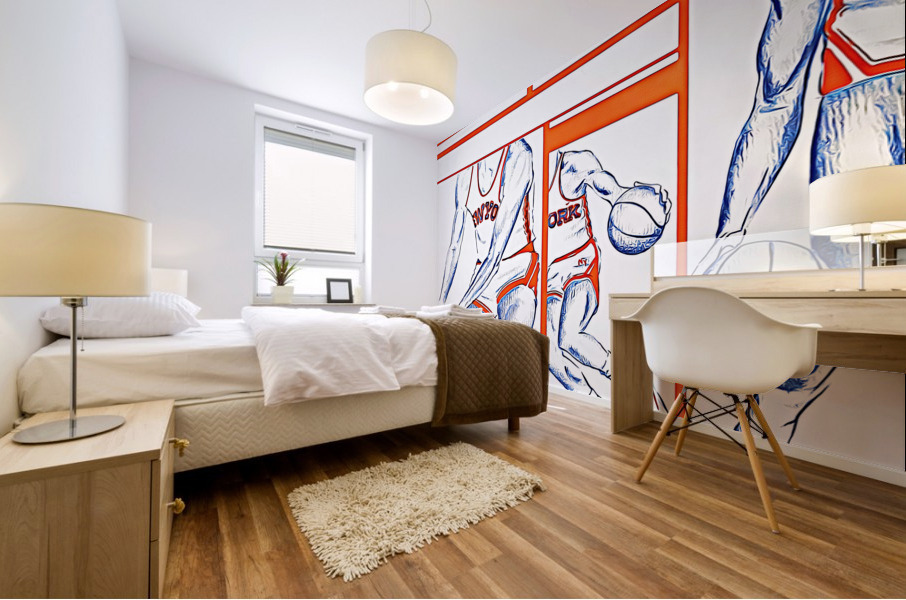 George Kalinksy Knicks Art Mural print