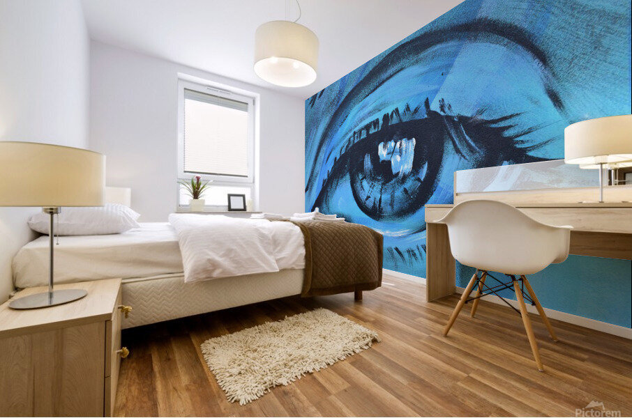 Blue Eye Mural print