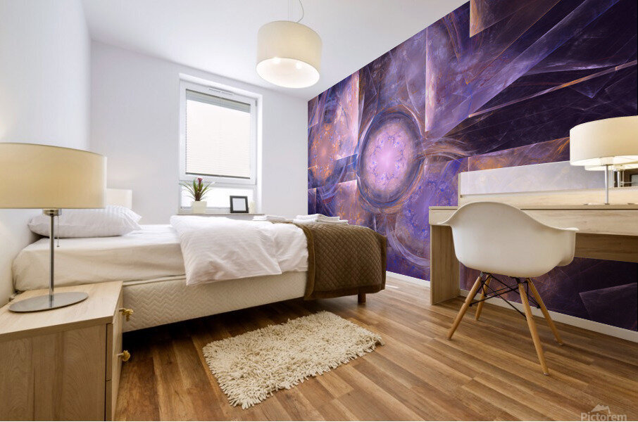 Cubist Hippie  Mural print