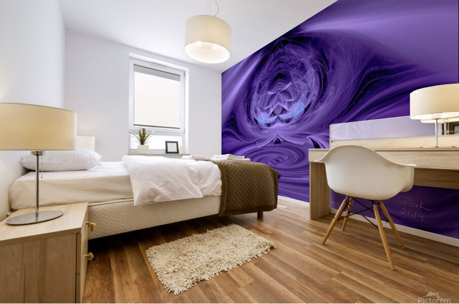 Astral Projection Through the Crown Chakra Mural print