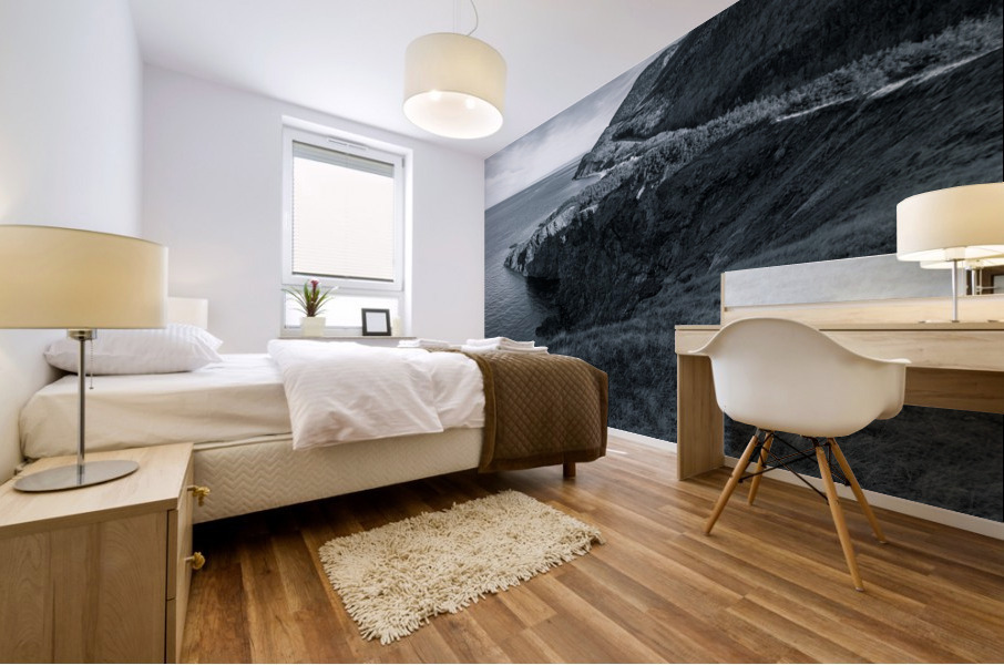 Vertical_Blue Mural print