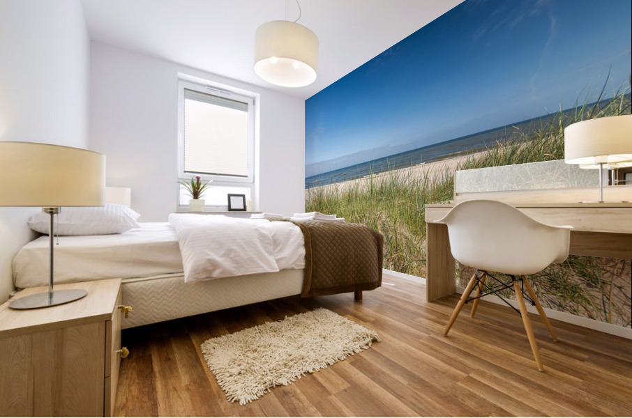 Ocean and Dunes Mural print
