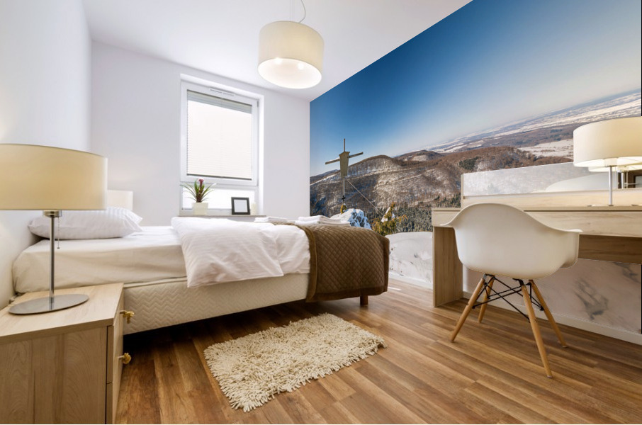 Summit Cross Mural print