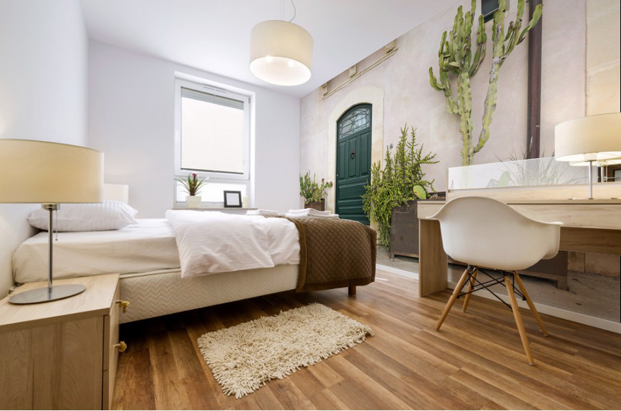 Mediterranean Facade Mural print