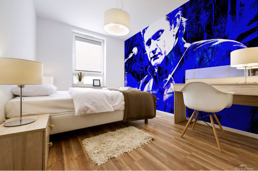 Johnny Cash Mural print
