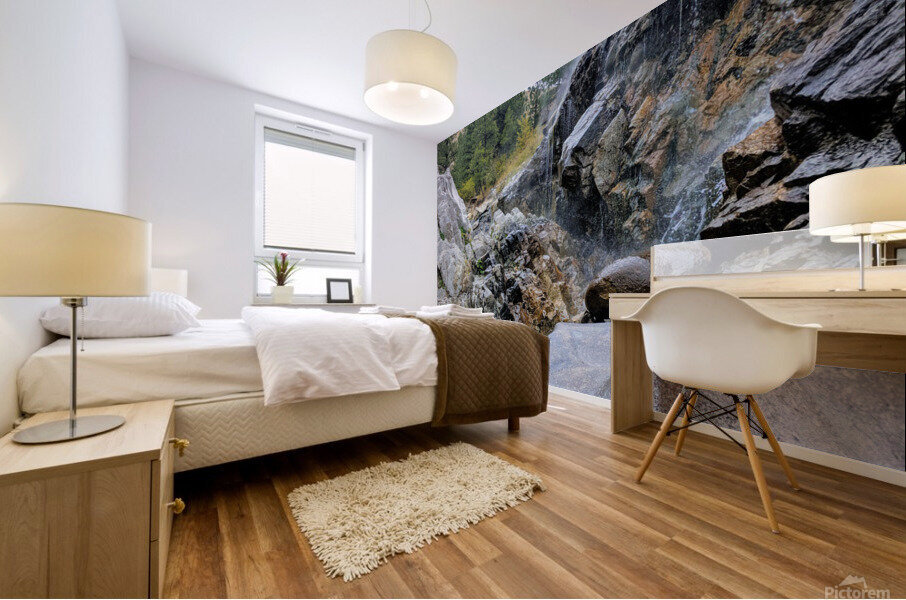 Hot Springs Steam Mural print