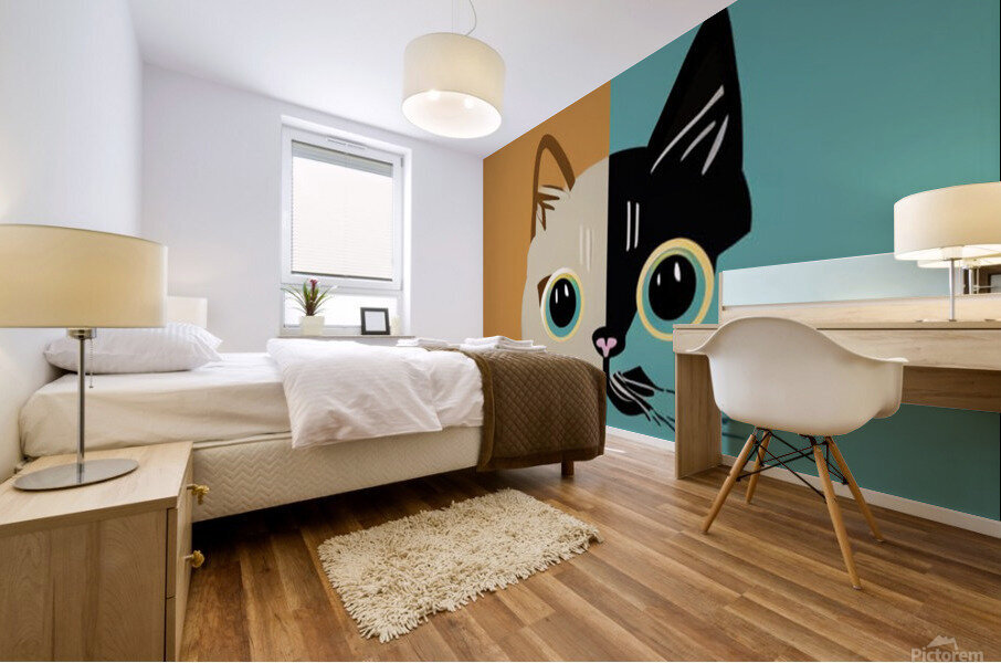 Kitty Kat Mural print