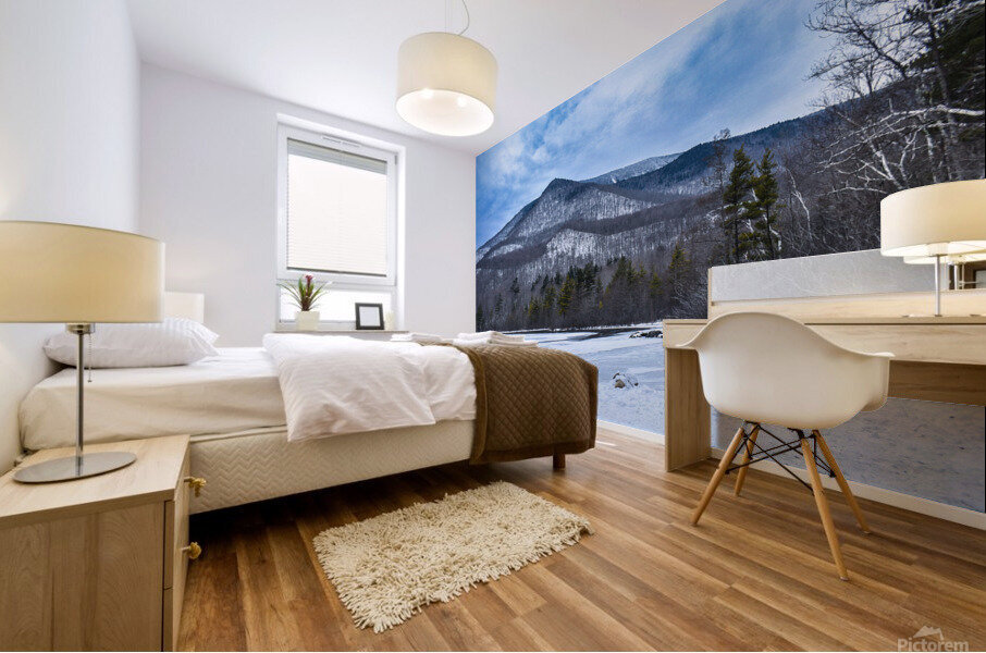 24 Winter at Equinox Mountain Mural print