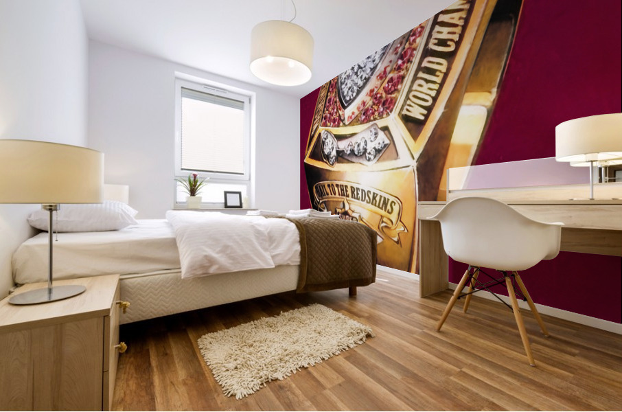 Washington Redskins Super Bowl Ring Art Mural print