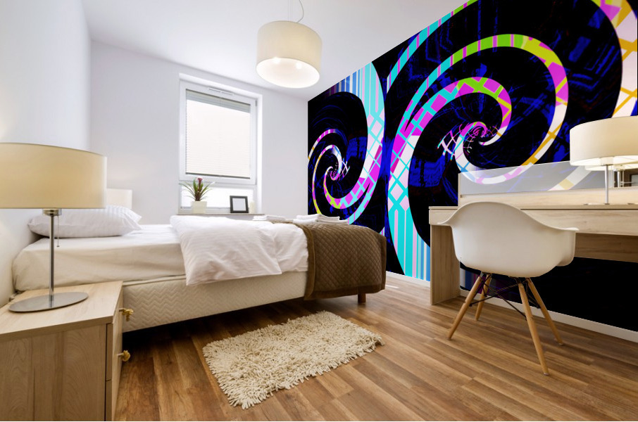 Spirals Mural print