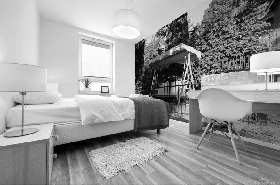 Covered swing Mural print