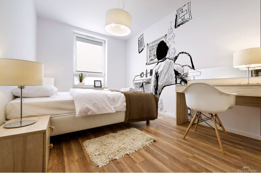 Creator Building Space Mural print