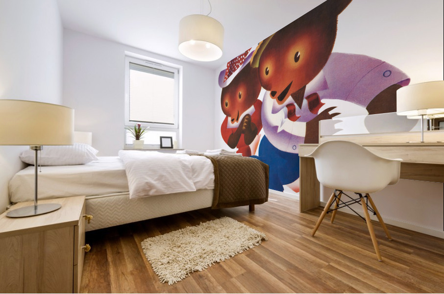 1961 Chicago Cubs Program Art Mural print