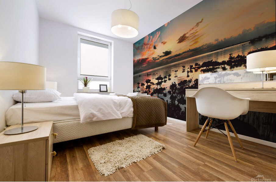 Pink Clouds  Mural print