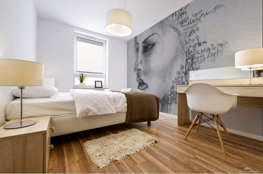 The Pain Within Mural print