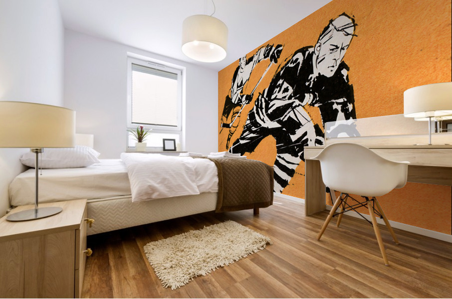 1966 Chicago Black Hawks Poster Mural print