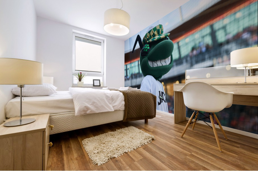 Auggie Mascot for the Augusta GreenJackets   Nort 1675611046.3064 Mural print