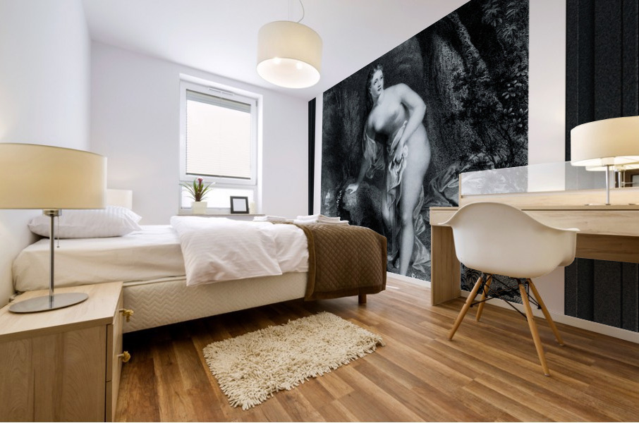 Musidora by Asher B. Durand Remastered Xzendor7 Classical Fine Art Old Masters Reproductions Mural print