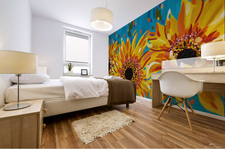 The Sunny Ones Mural print