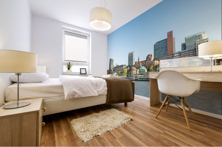 St. Pauli Landungsbrucken Mural print