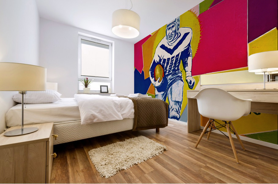 1932 kentucky football art remix Mural print