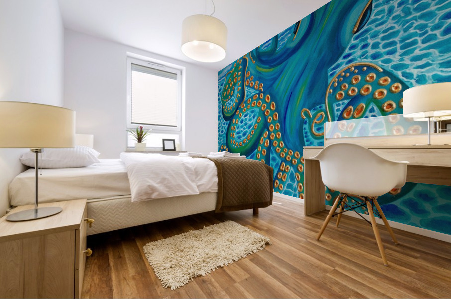 Octopus Garden Mural print