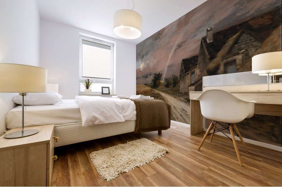 L'arc en ciel Mural print