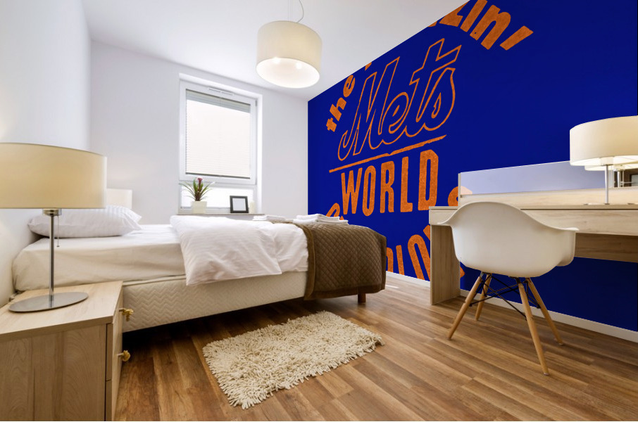 1969 Amazin Mets World Champions Art Mural print