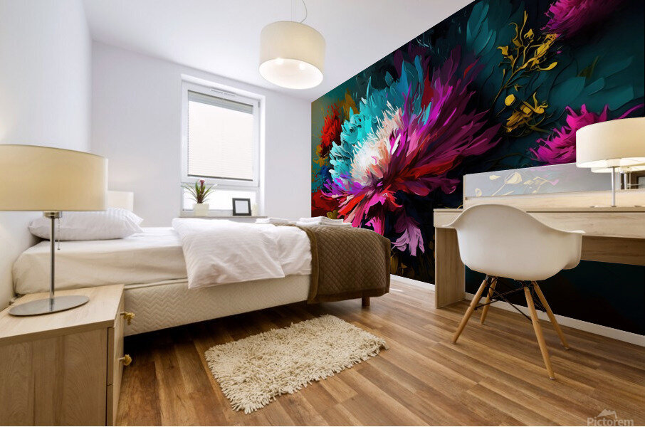 Flower World no.11 Mural print