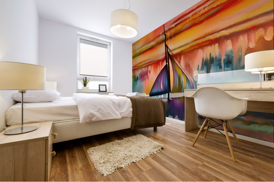 Sailing Hues Mural print