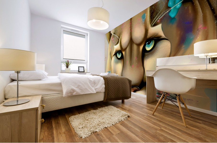 Panther Surprise  Mural print
