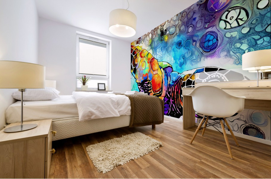 Best Turtle Mural print