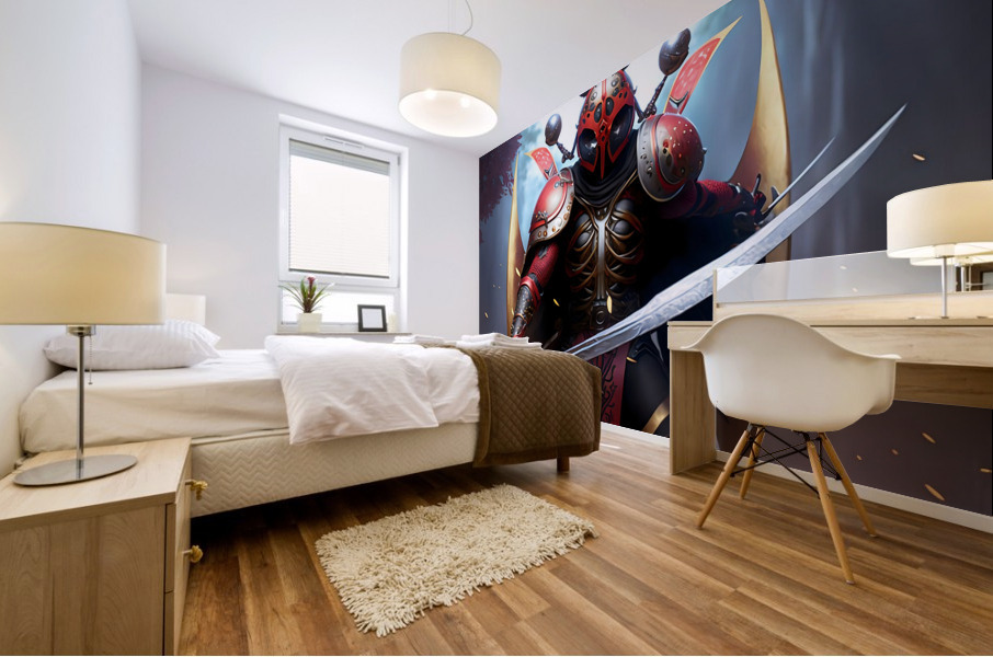 Warrior Ladybug no.6 Mural print