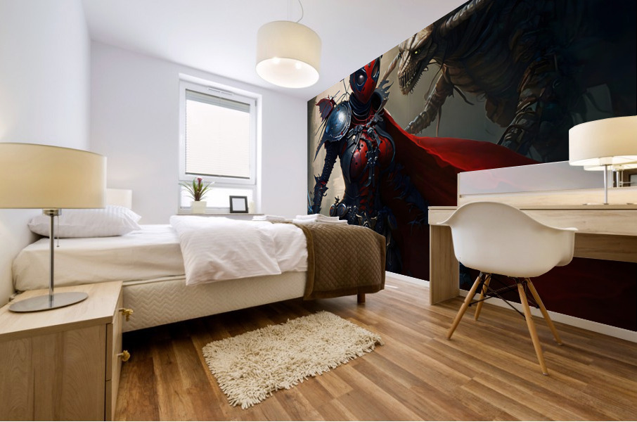 Warrior Ladybug no.13 Mural print