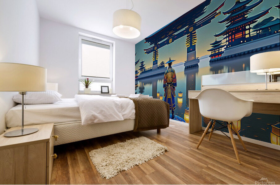 Toro Nagashi Mural print