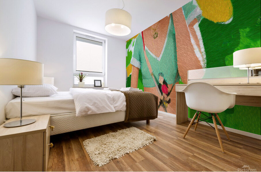 Aoife wishes you a Happy St. Patricks day Mural print