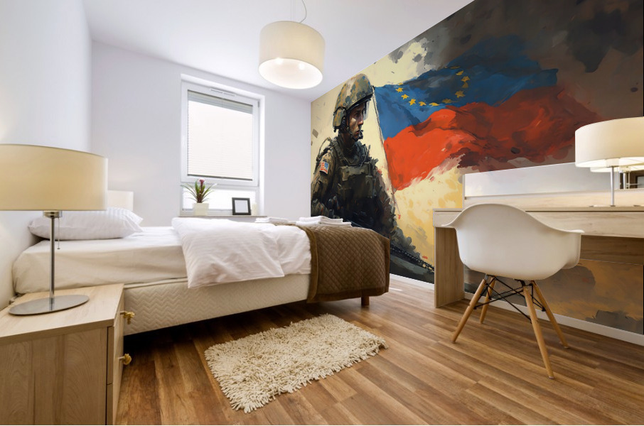 European War no.6 Mural print