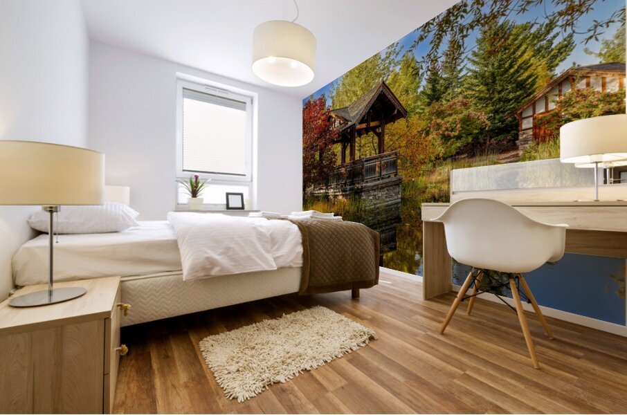 Autumn Beauty at Boffin Gardens Mural print