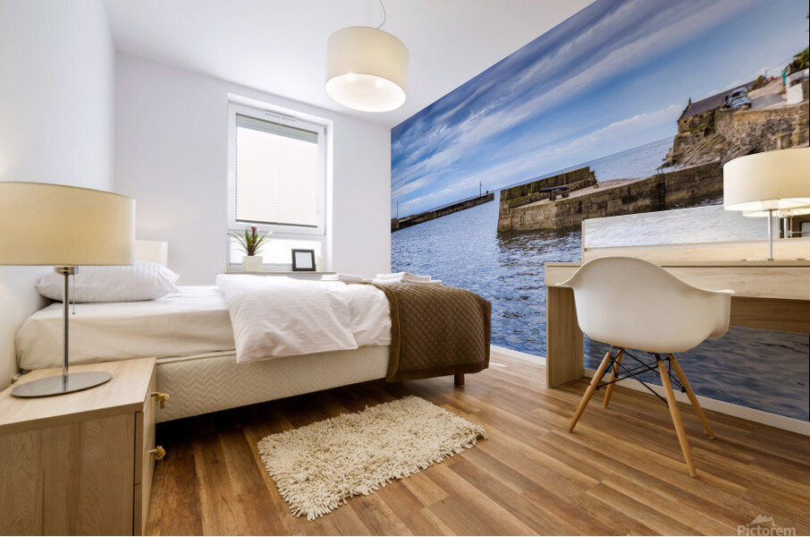 Exploring the Charms of Porthleven: Adventures on the Coast Mural print
