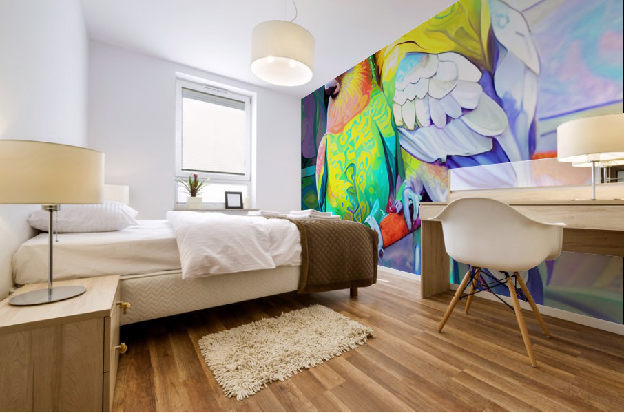 Love Birds Mural print