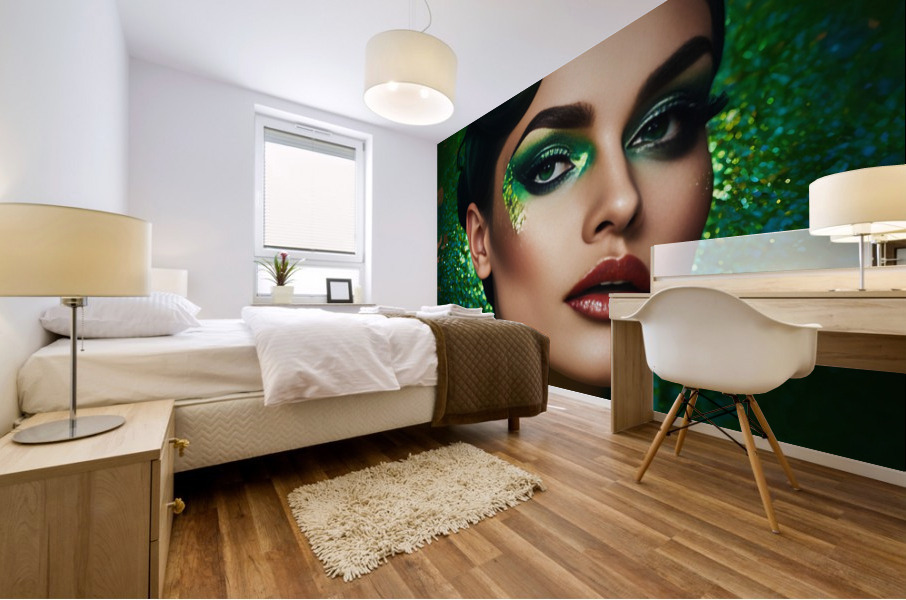 Girl pin up no.4 Mural print