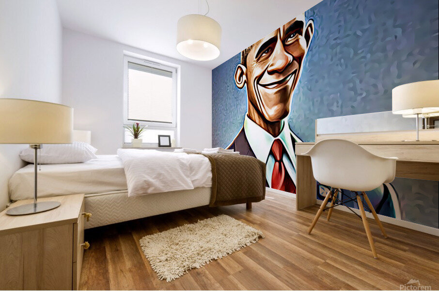 President44 Obama Mural print