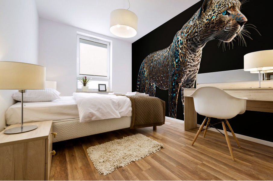 Topaz Jaguar  Mural print