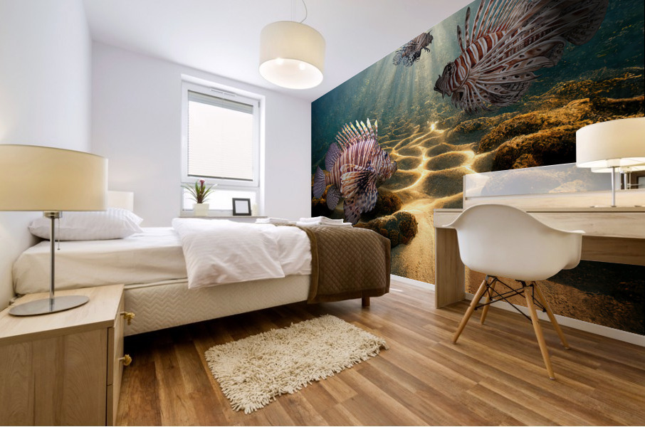 Lionfish Mural print