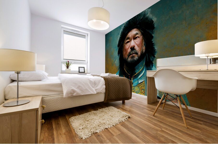 Genghis Khan Mural print