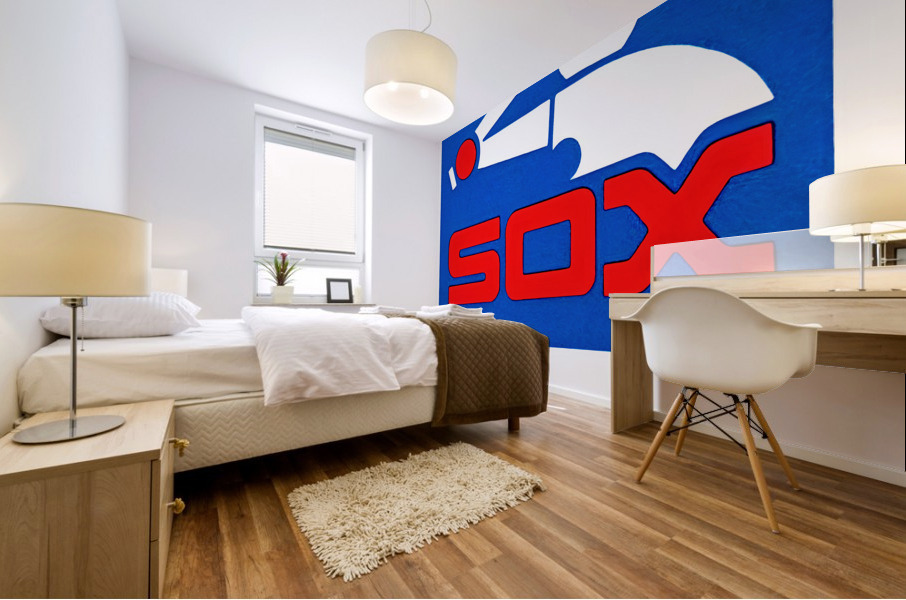 1981 Chicago White Sox WBBM Radio Ad Mural print